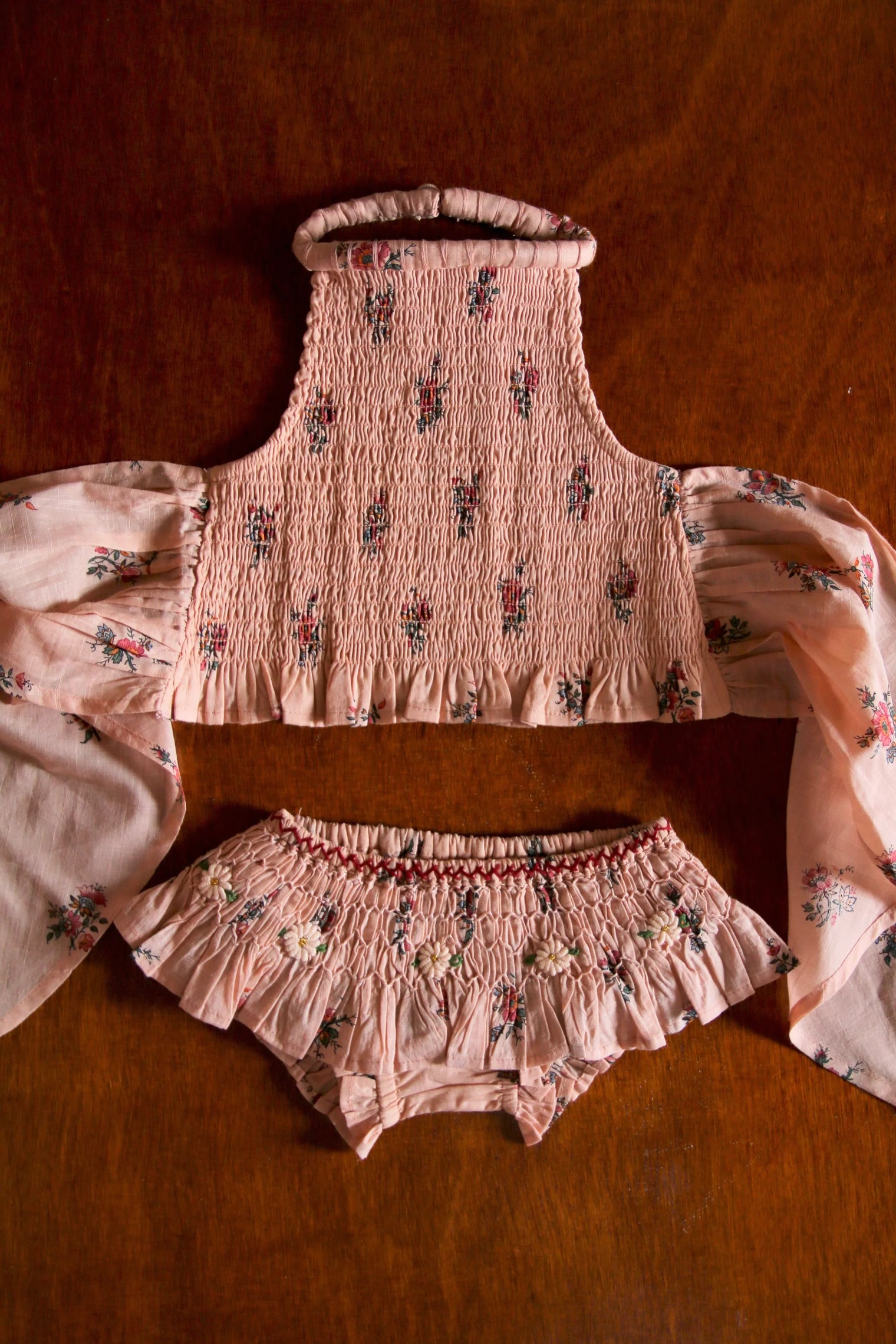 Maillot de bain garden flowers rose