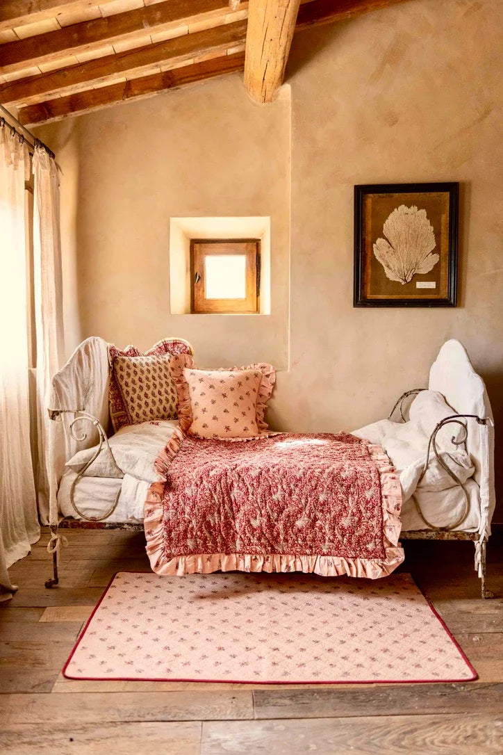 pink garden-floral comforter