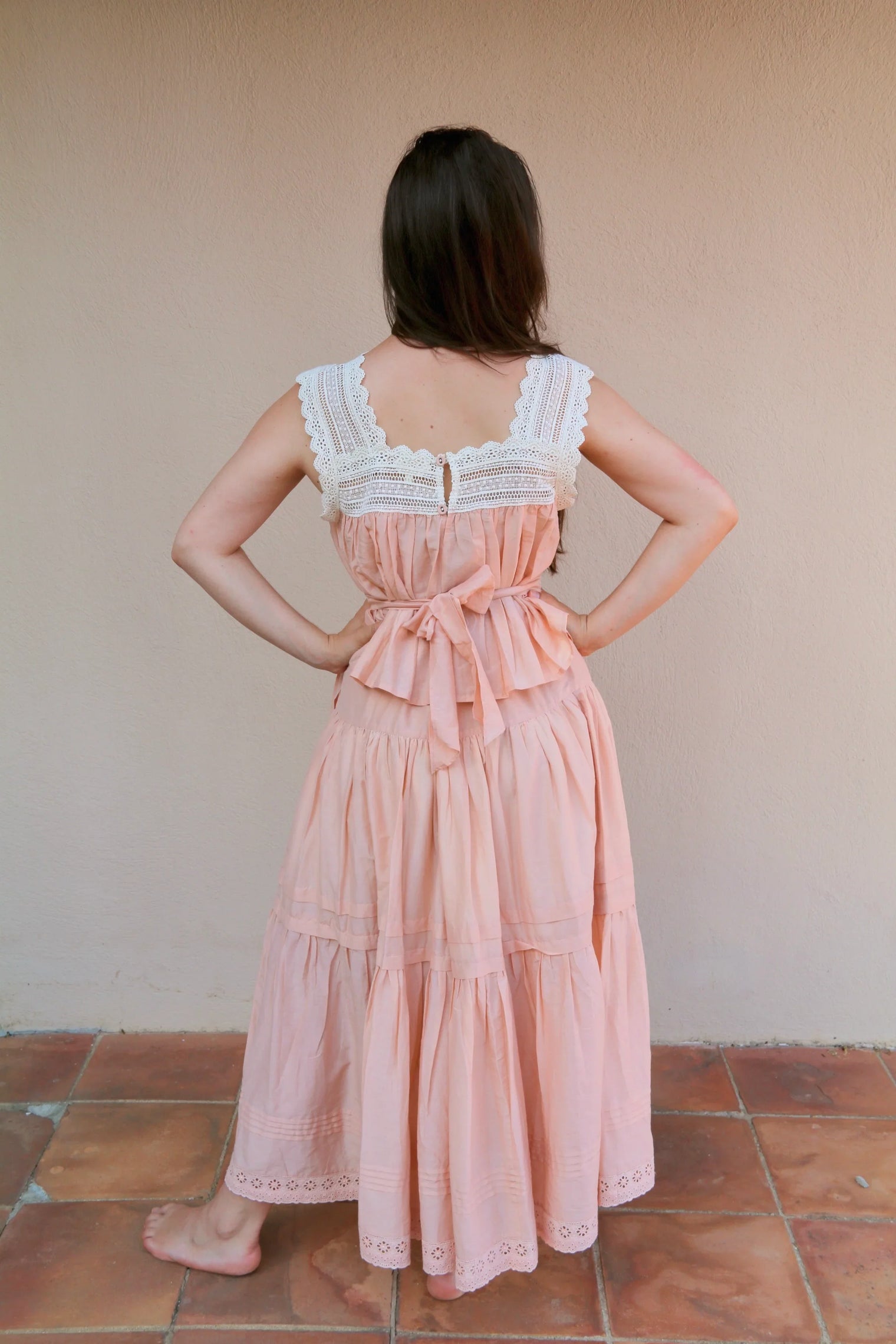 Anemone skirt — Nude Pink