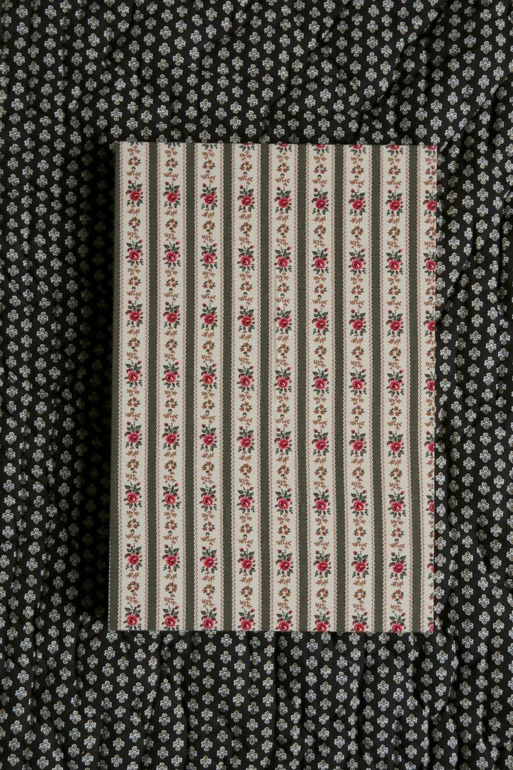 Chemise mixte imprimé tapisserie kaki