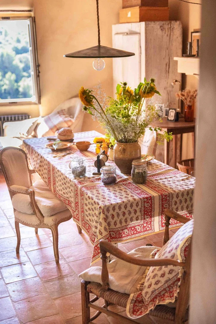 Nappe imprimé bandana cashemere