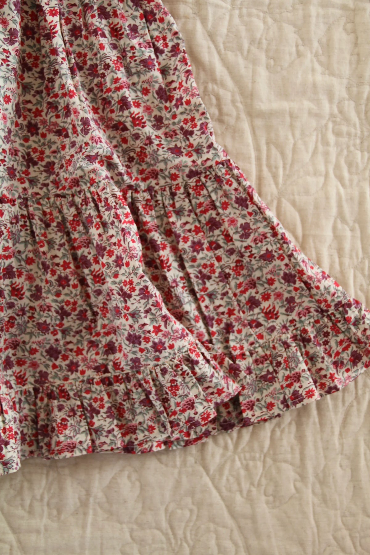Robe longue champ de fleurs