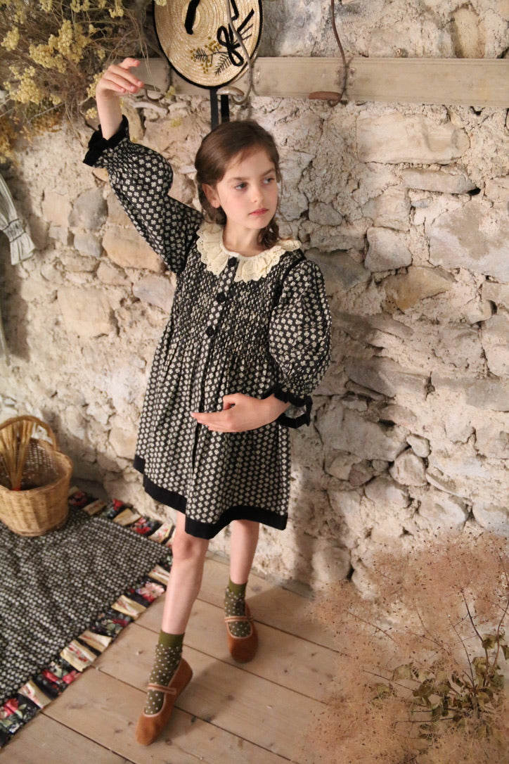 Provençal printed tunic and its matching hair clip