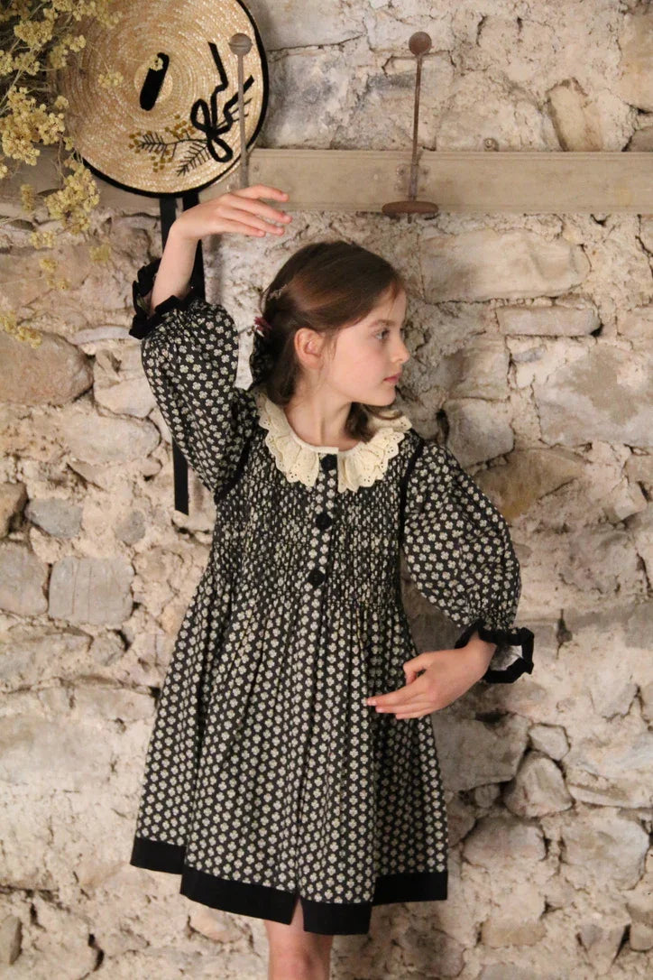 Provençal printed tunic and its matching hair clip