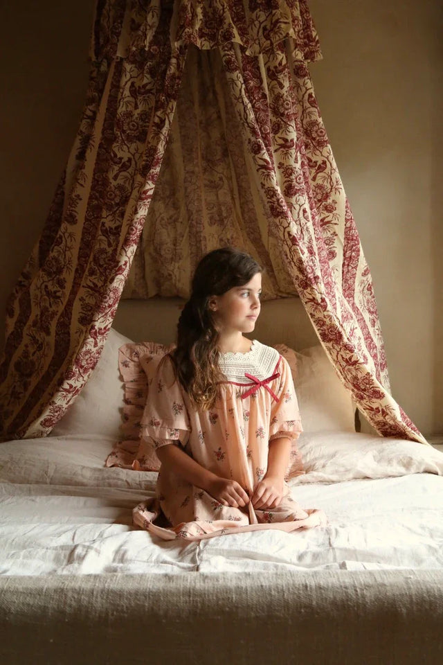 Robe princesse imprimé fleurs garden rose