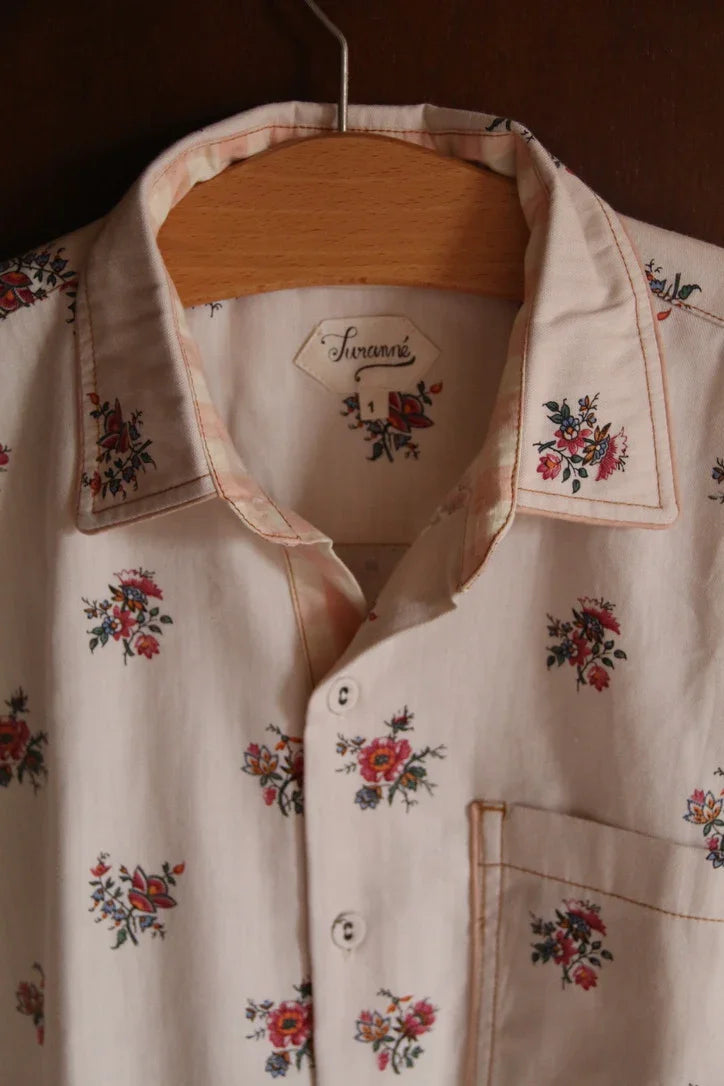 Shirt with floral garden print in matching gift box