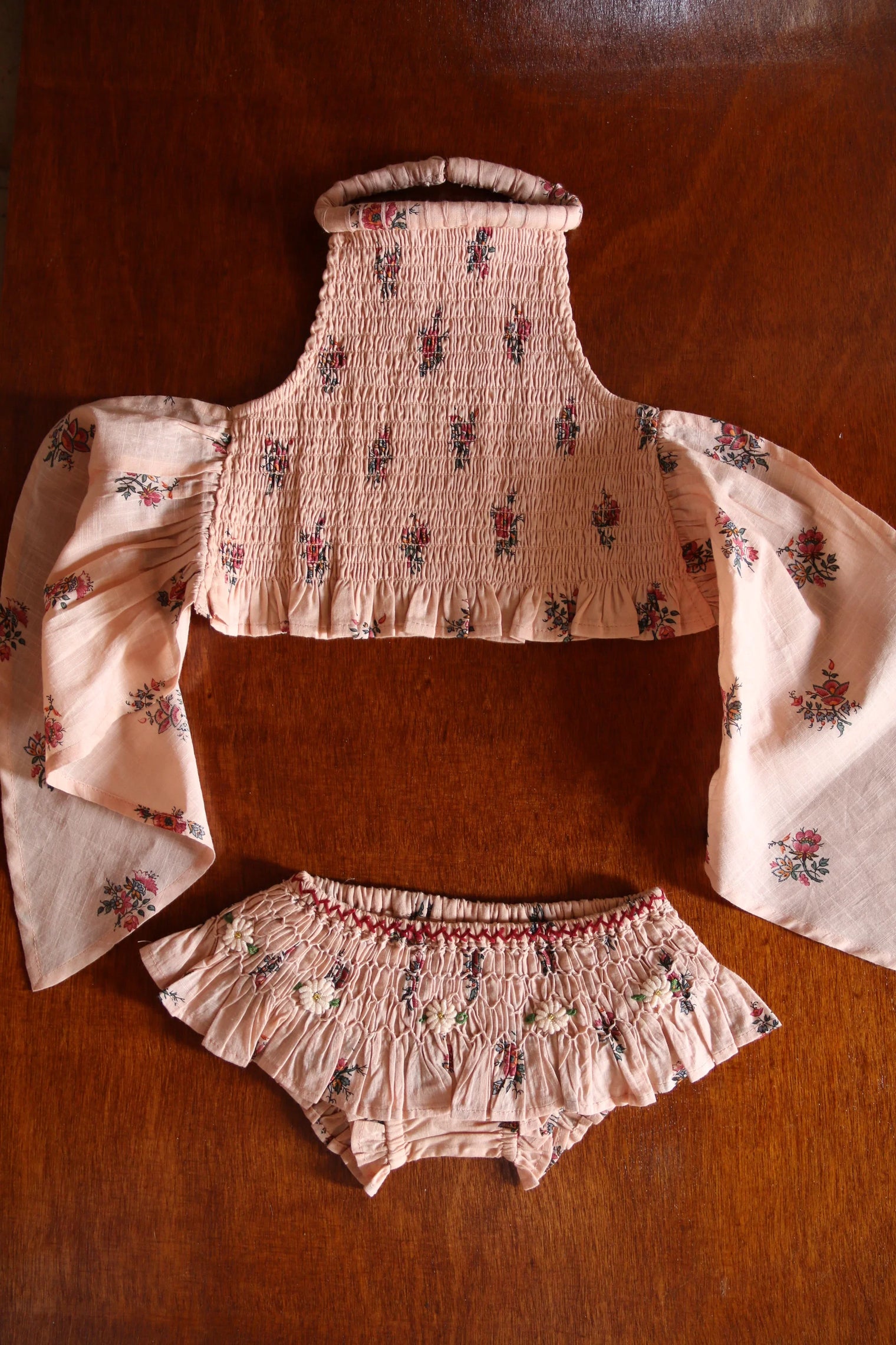 Maillot de bain garden flowers rose