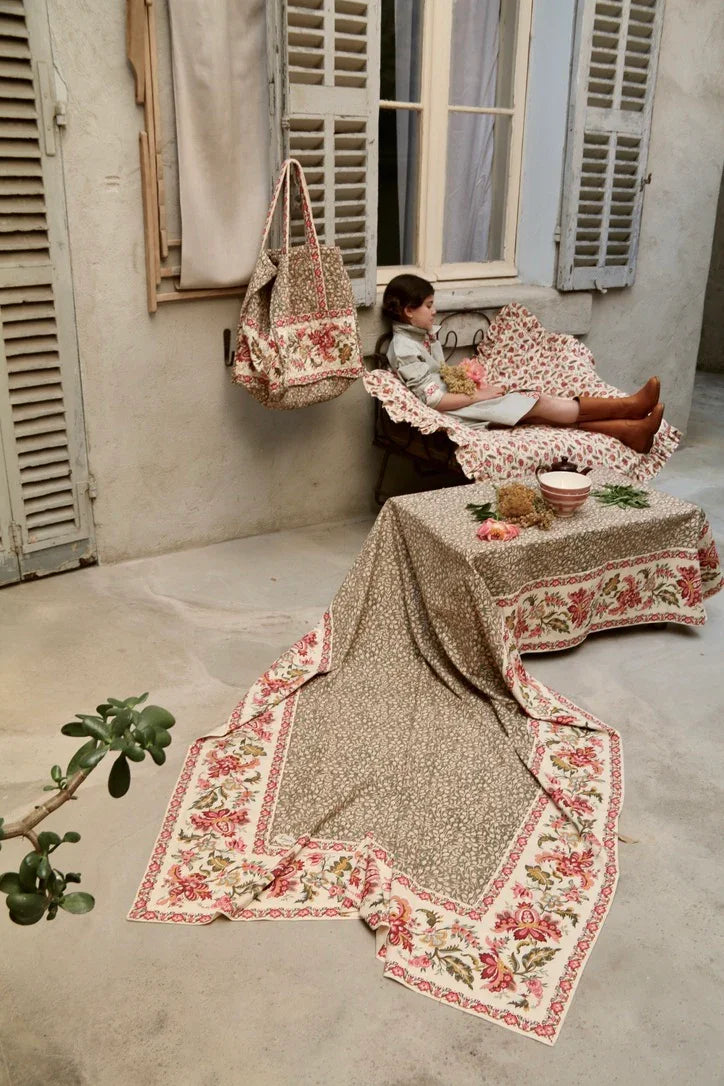 Nappe imprimé "feuillage"