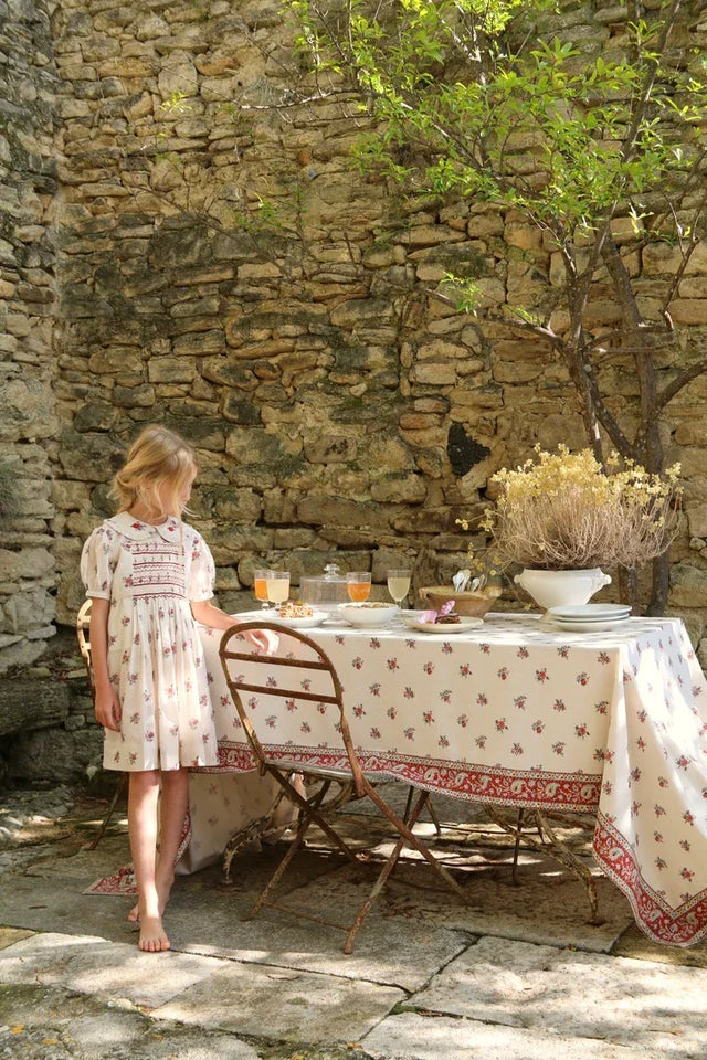 floral garden tablecloth
