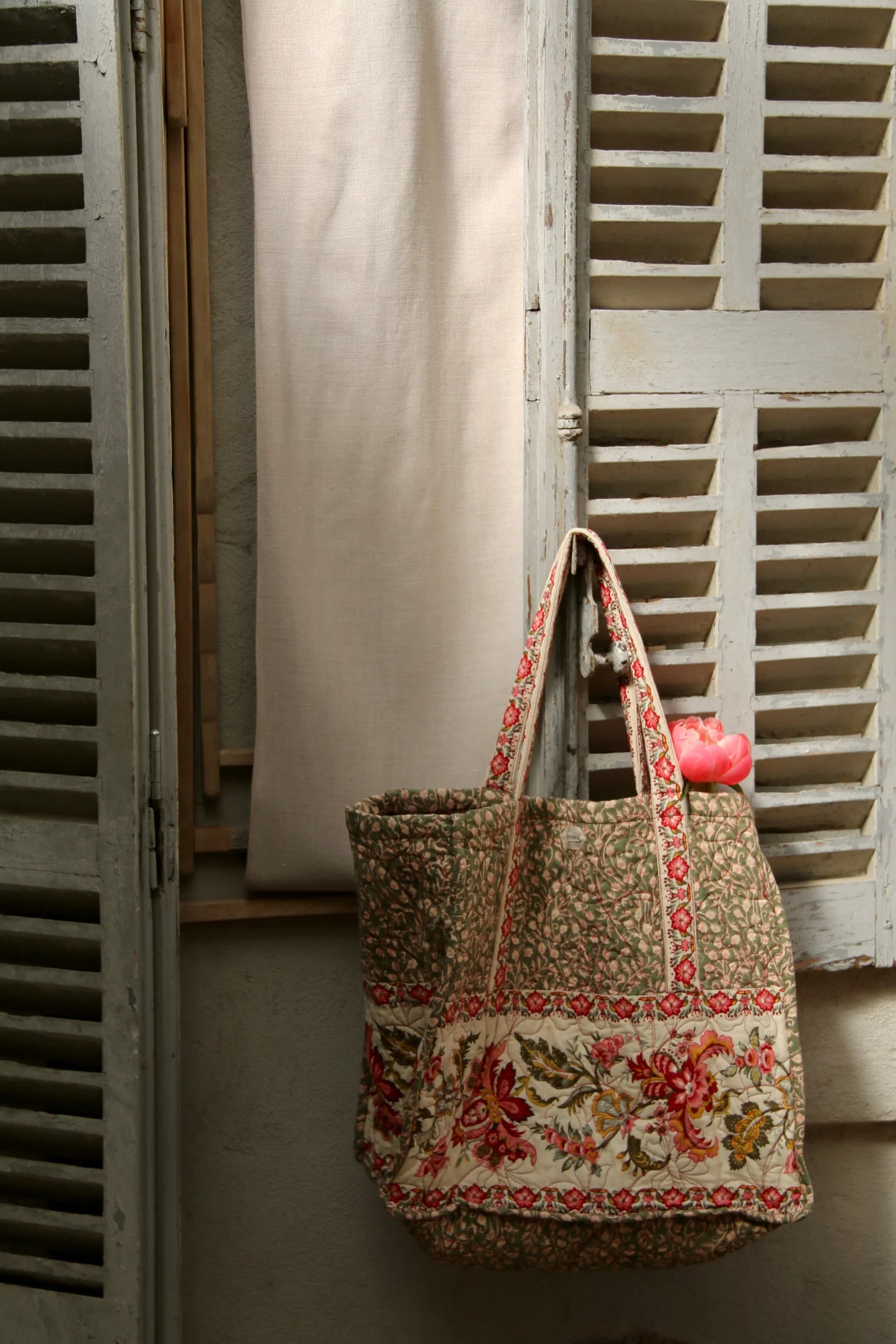 Le sac du marché imprimé "feuillage"