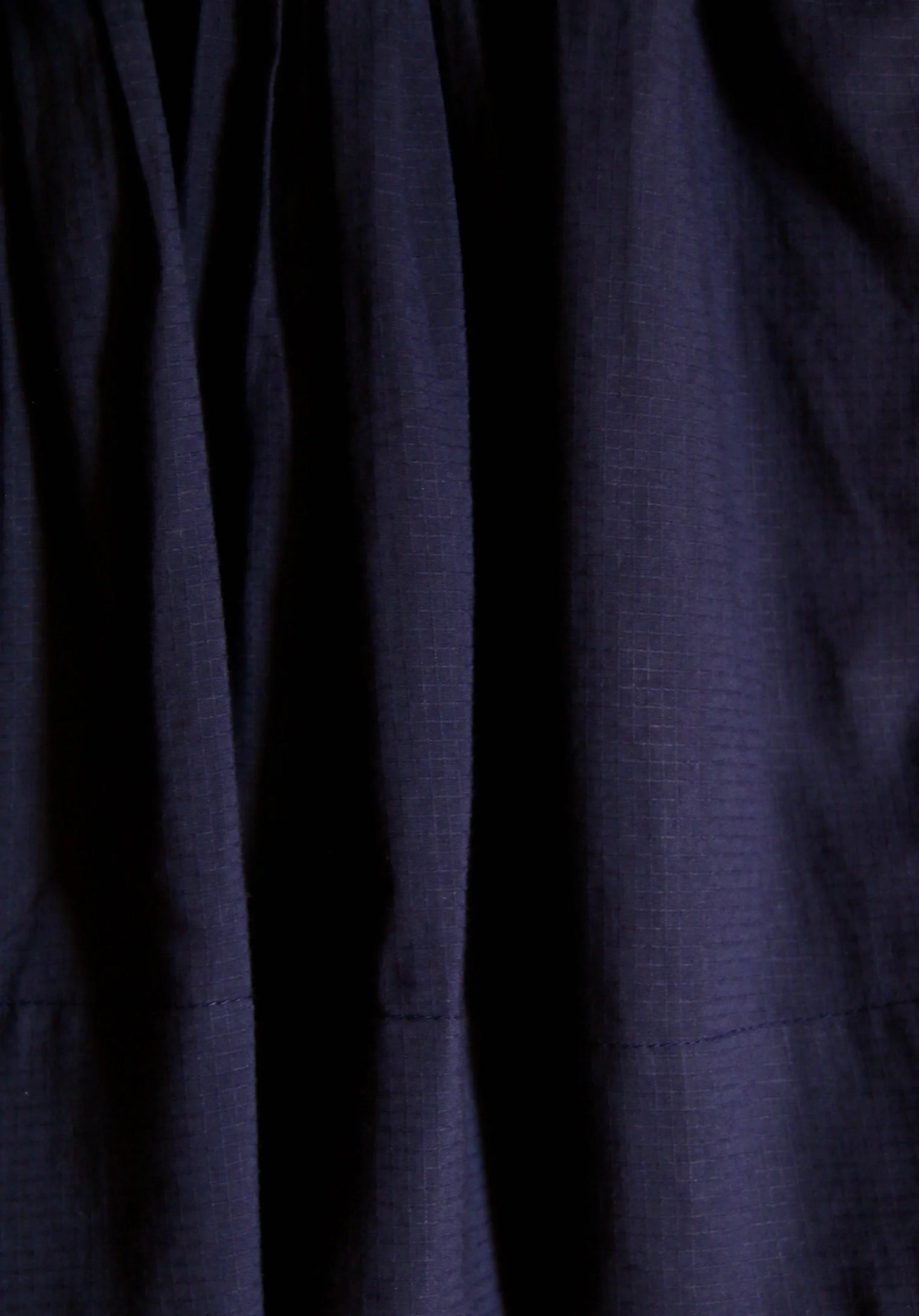 Robe à smocks voile carreau marine