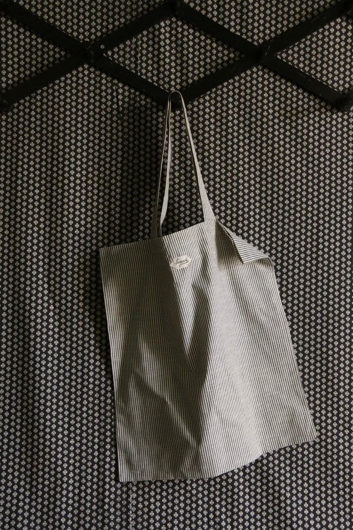 Veste matelassée réversible sushi ivoire / rayure noire & ivoire