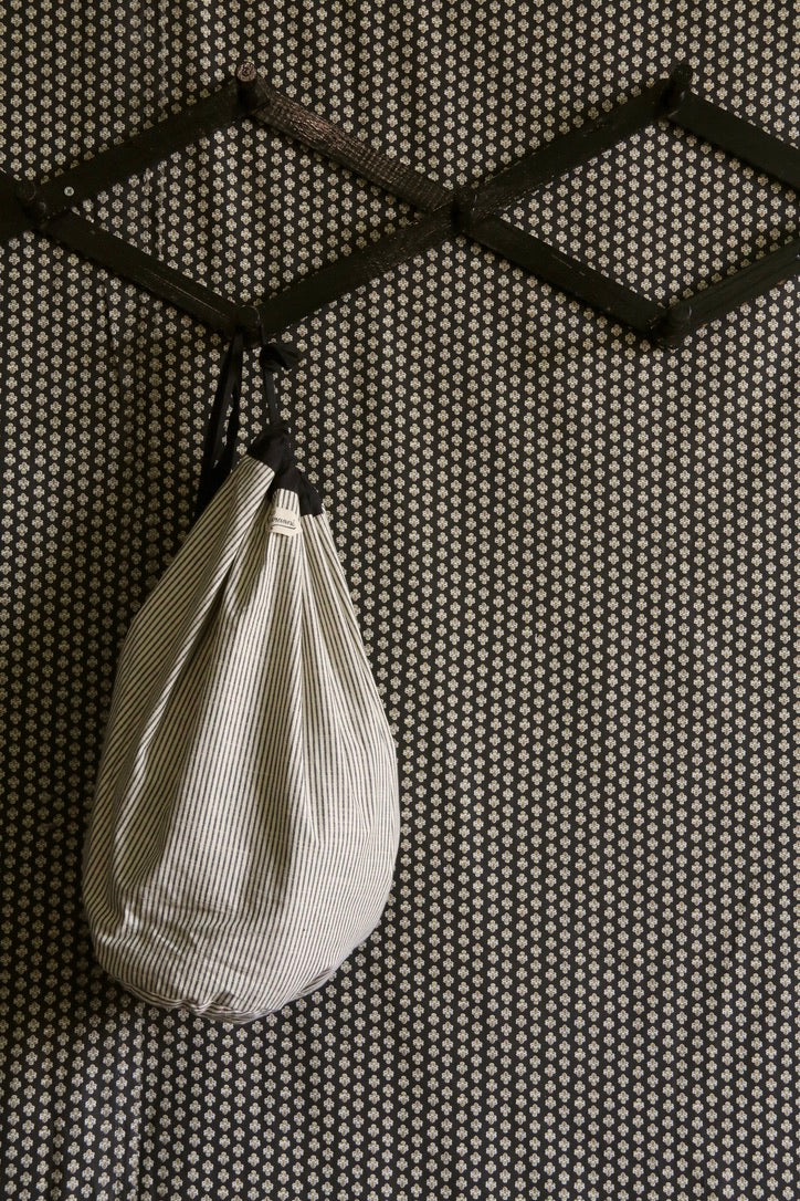 Long skirt "Orange Blossom" black / ivory stripe