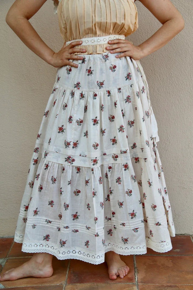 Women skirt flower printed