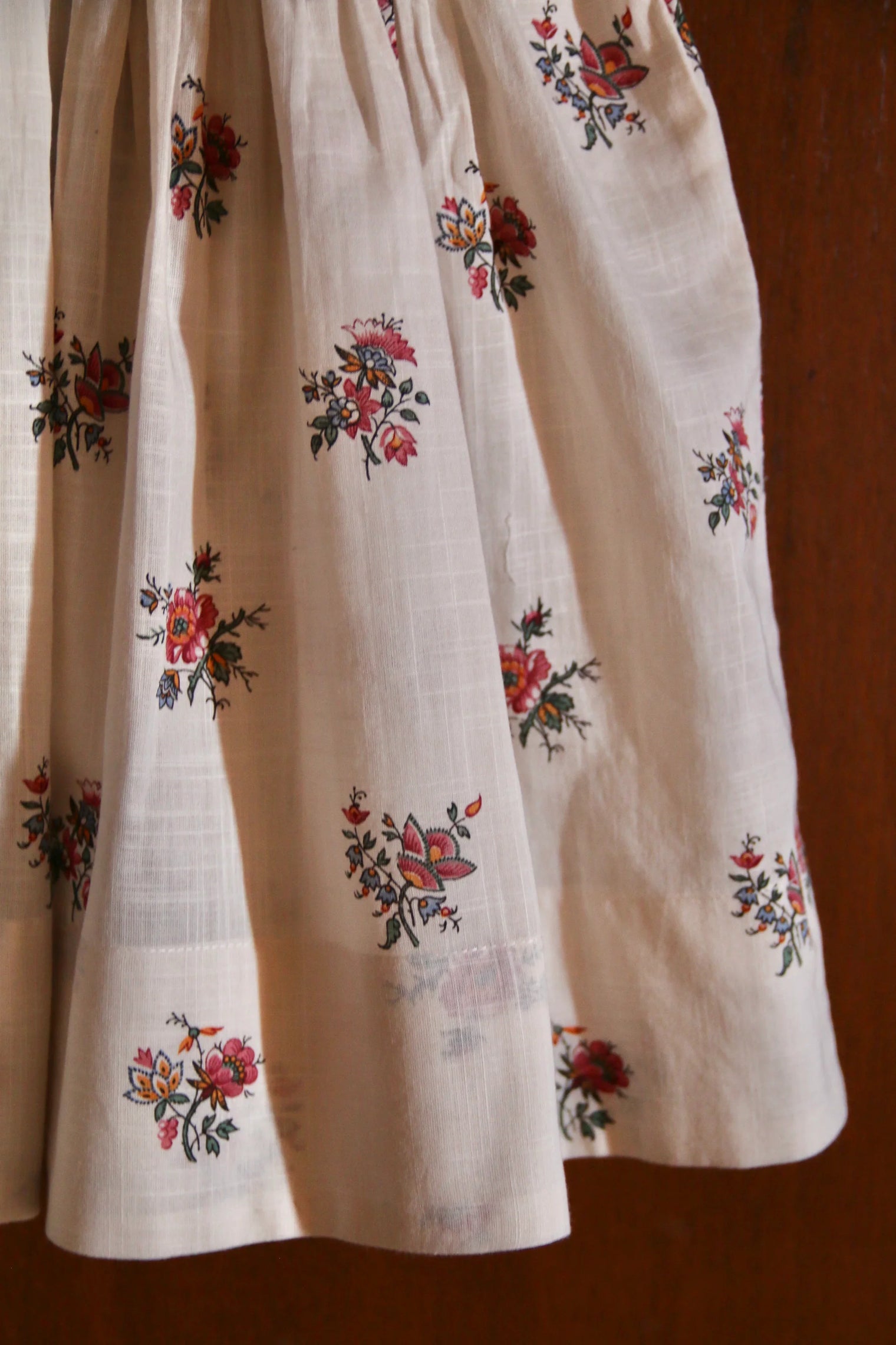 Robe à smocks impimé garden flowers