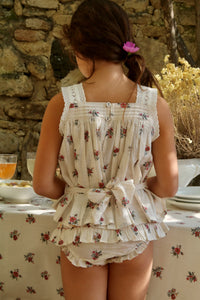 Ensemble top et culotte imprimé garden flowers
