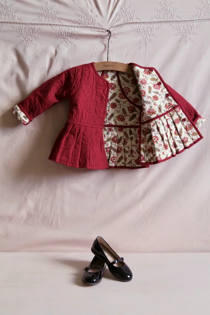Reversible quilted jacket
