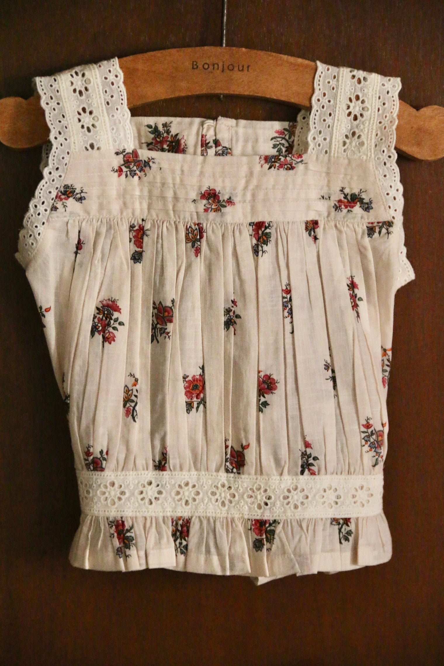 Ensemble top et culotte imprimé garden flowers