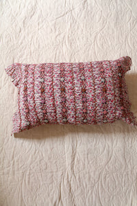 Housse de coussin à smocks
