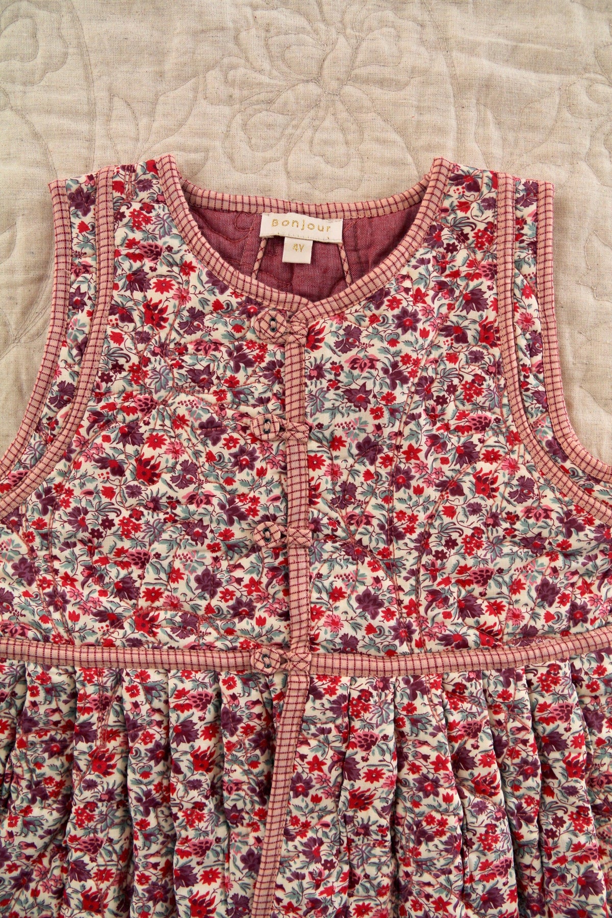 Gilet sans manches matelassé