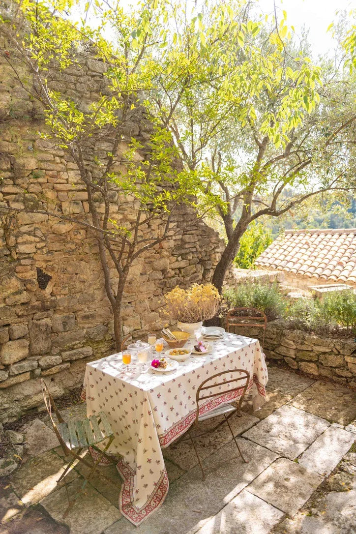 floral garden tablecloth