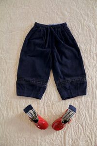 pantalon velours marine