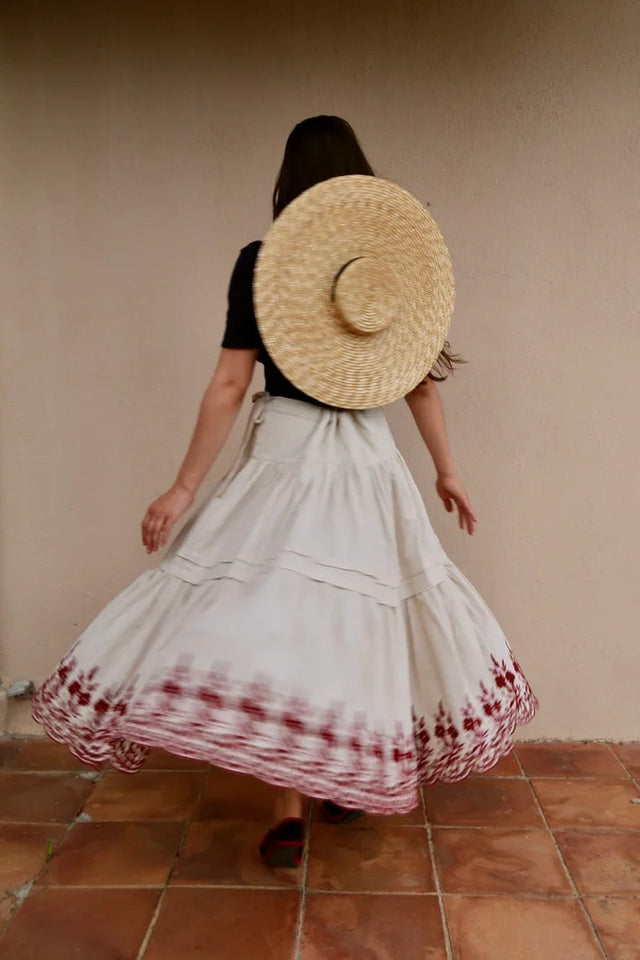 Capucine Embroidered skirt