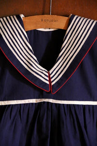 la robe col marin marine