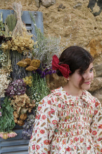 Romantic printed A-line tunic