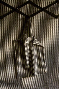 Veste matelassée réversible velours noir / imprimé "Provençal noir"