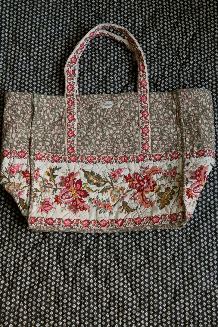 Le sac du marché printed "foliage"