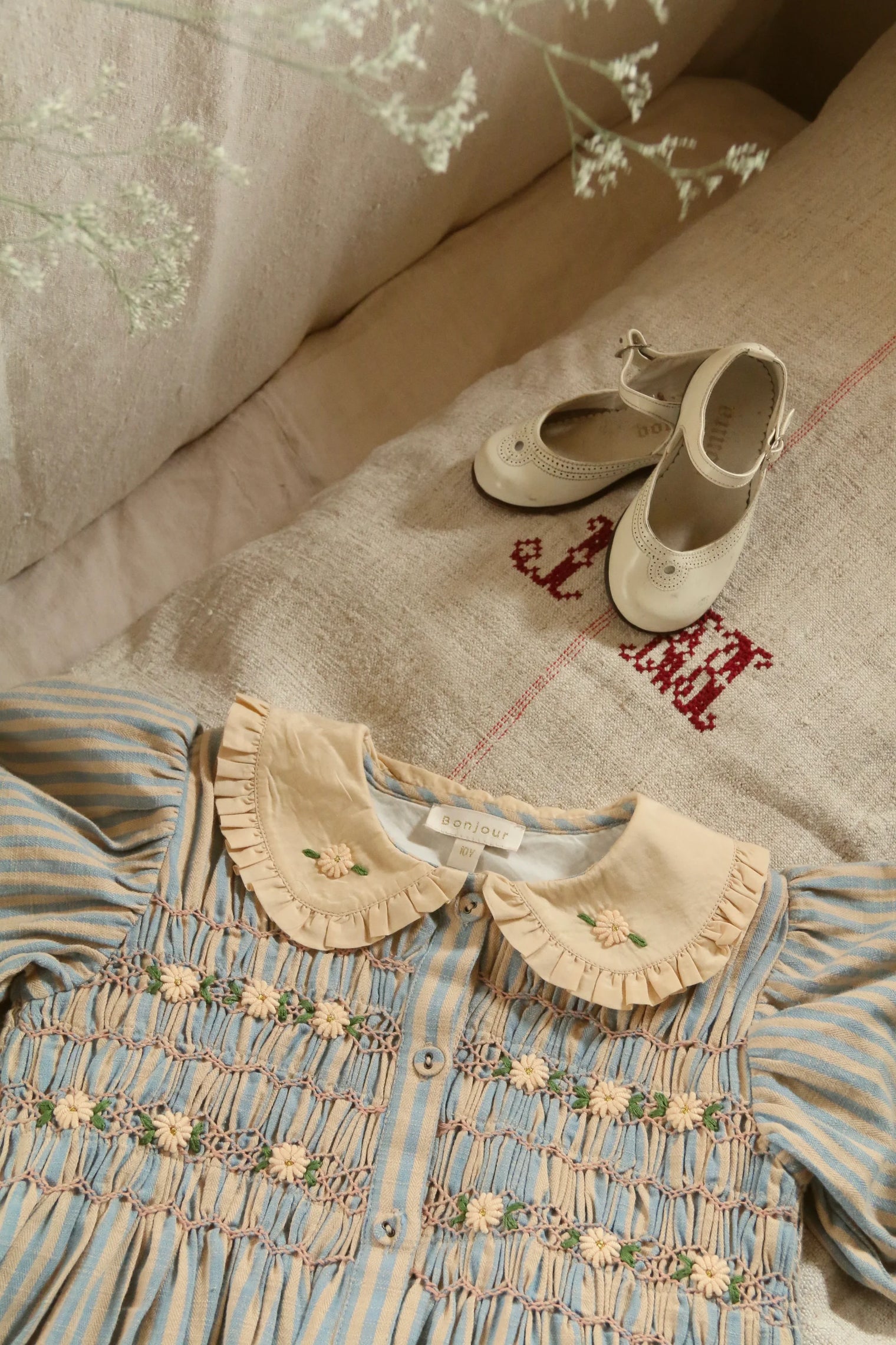 Tunique romantique rayure transat