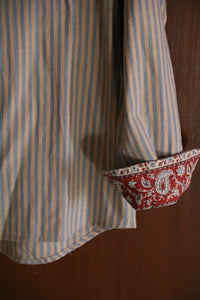 Shirt with transat chevron stripes in its matching box