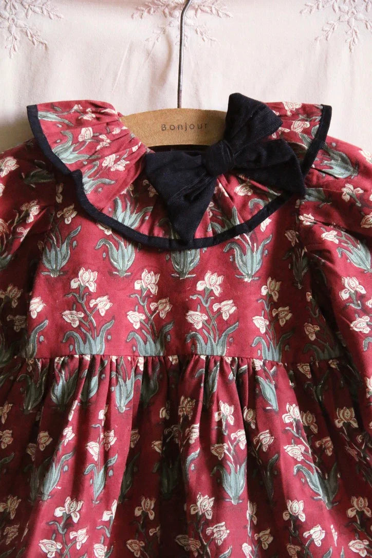 Iris printed dress