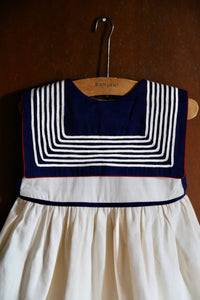 the ivory sailor-collar dress