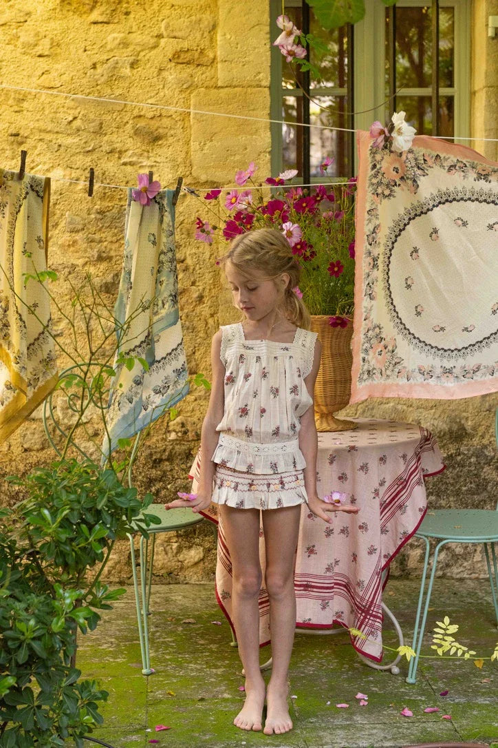 Ensemble top et culotte imprimé garden flowers
