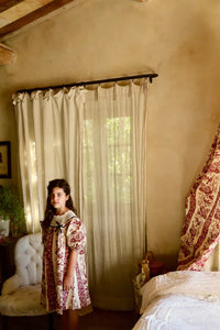 Robe princesse imprimé les oiseaux