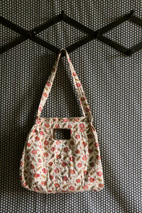 Quilted floral "Aline" bag