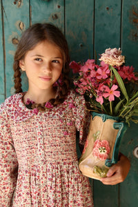 Robe longue champ de fleurs