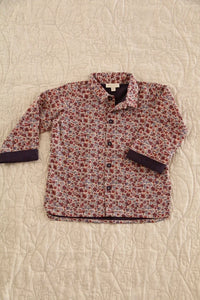 chemise champs de fleurs livrée dans son coffret assorti