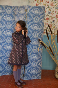 Robe manteau matelassé et son foulard
