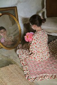 Romantic printed A-line tunic