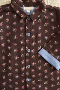 chemise petit bouquet vendue dans son coffret