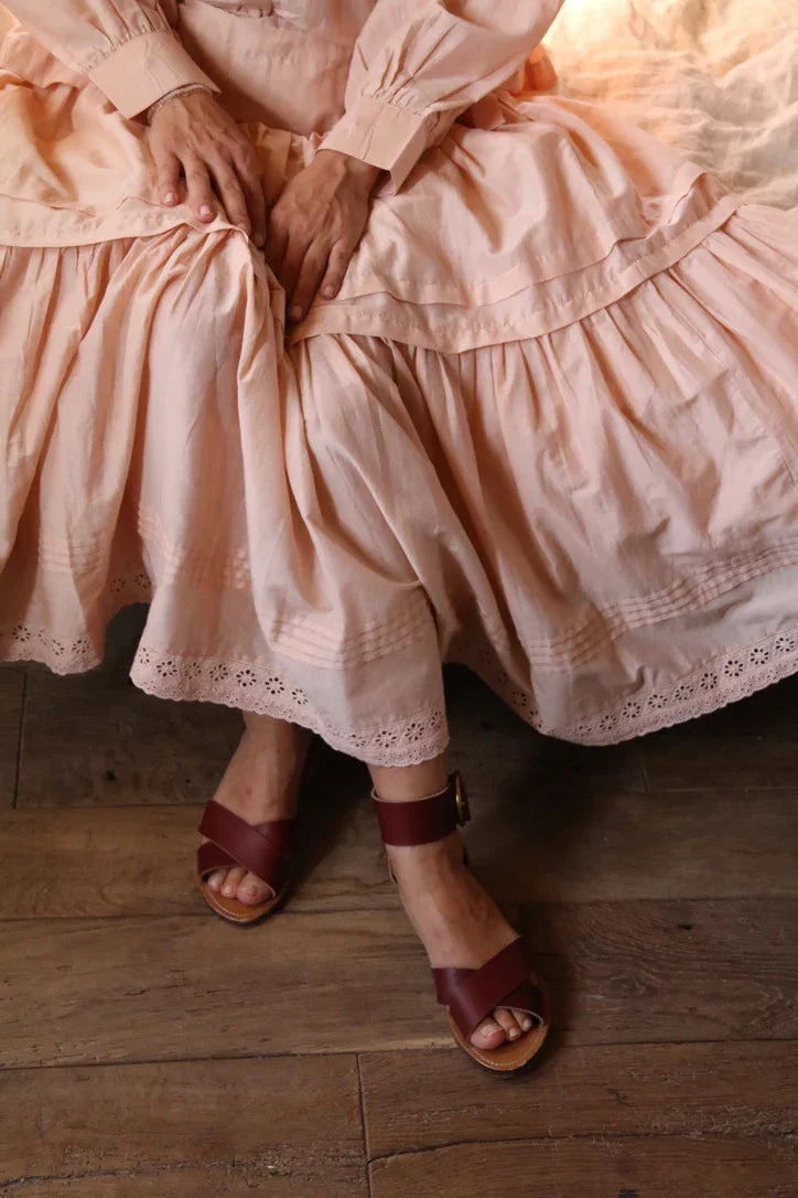 Anemone skirt — Nude Pink