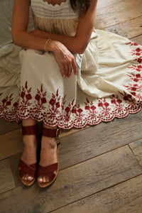 Capucine Embroidered skirt