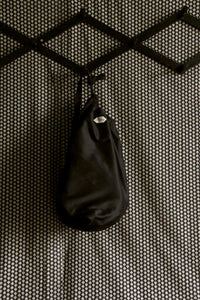 Long black "Anémone" skirt