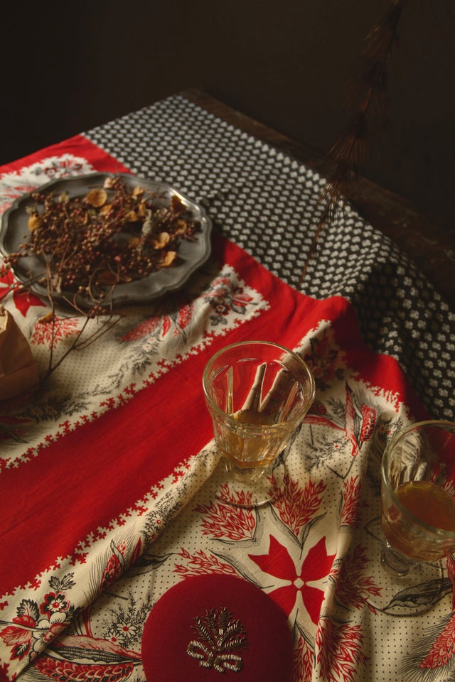 Bandana tablecloth wheat ears