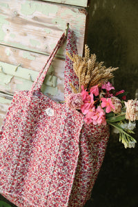 petit sac du marché champ de fleurs