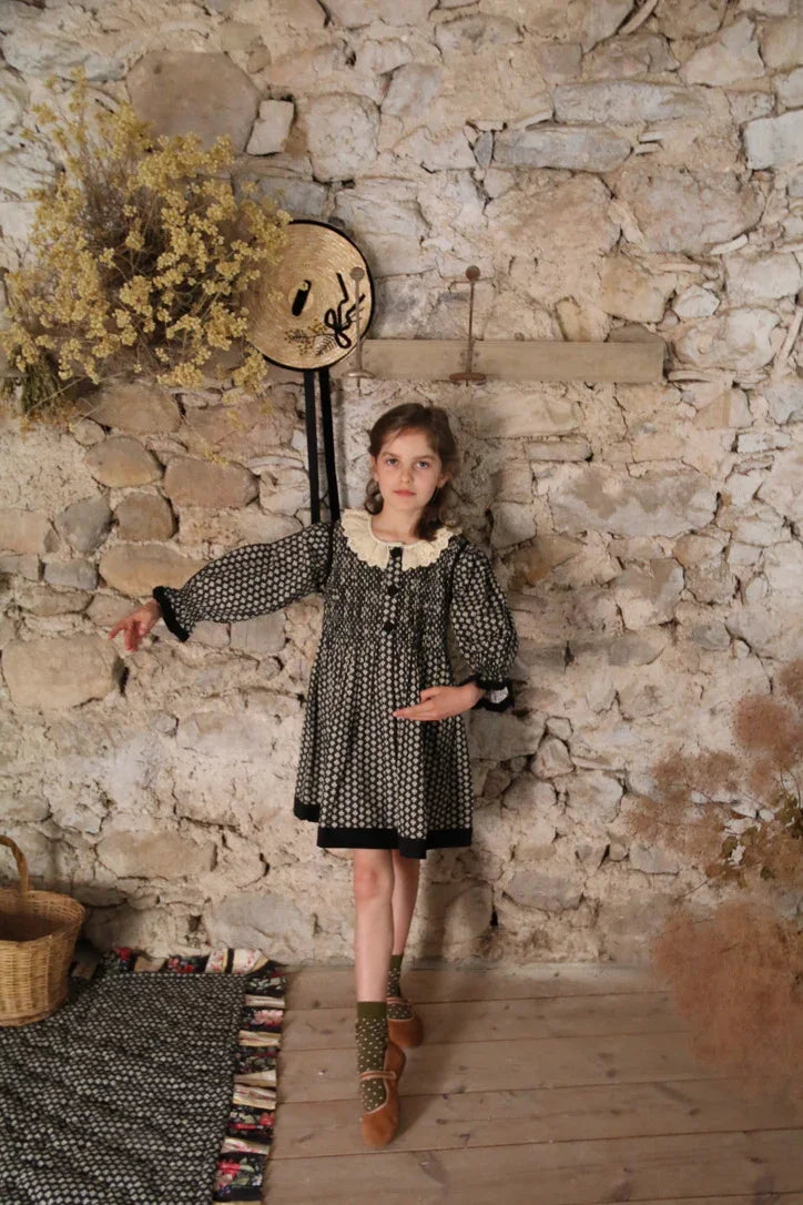 Provençal printed tunic and its matching hair clip