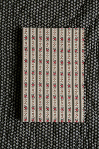 Unisex shirt with khaki wallpaper print